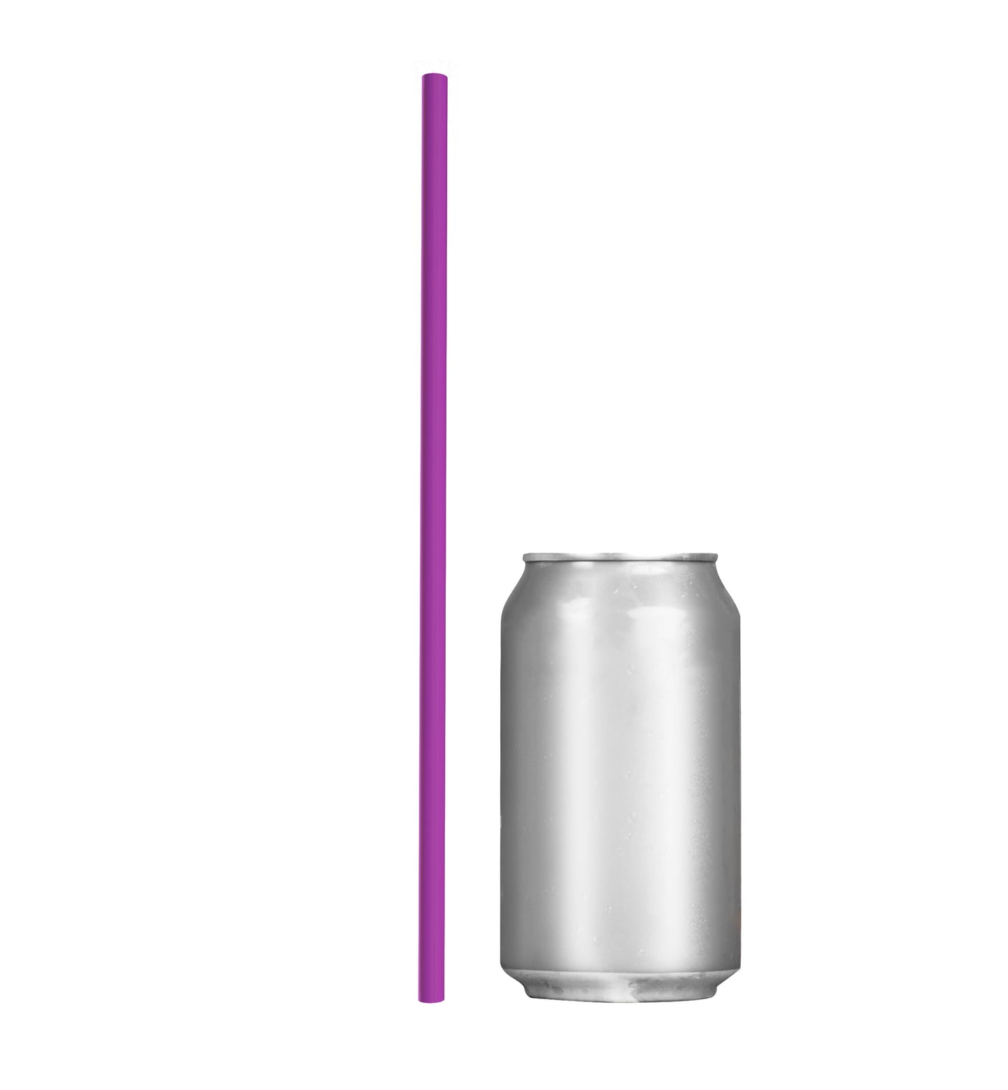 1 Case - 2,000 (8 x 250) Tumbler To-Go Straws - 10" x 0.28" - Color: Purple