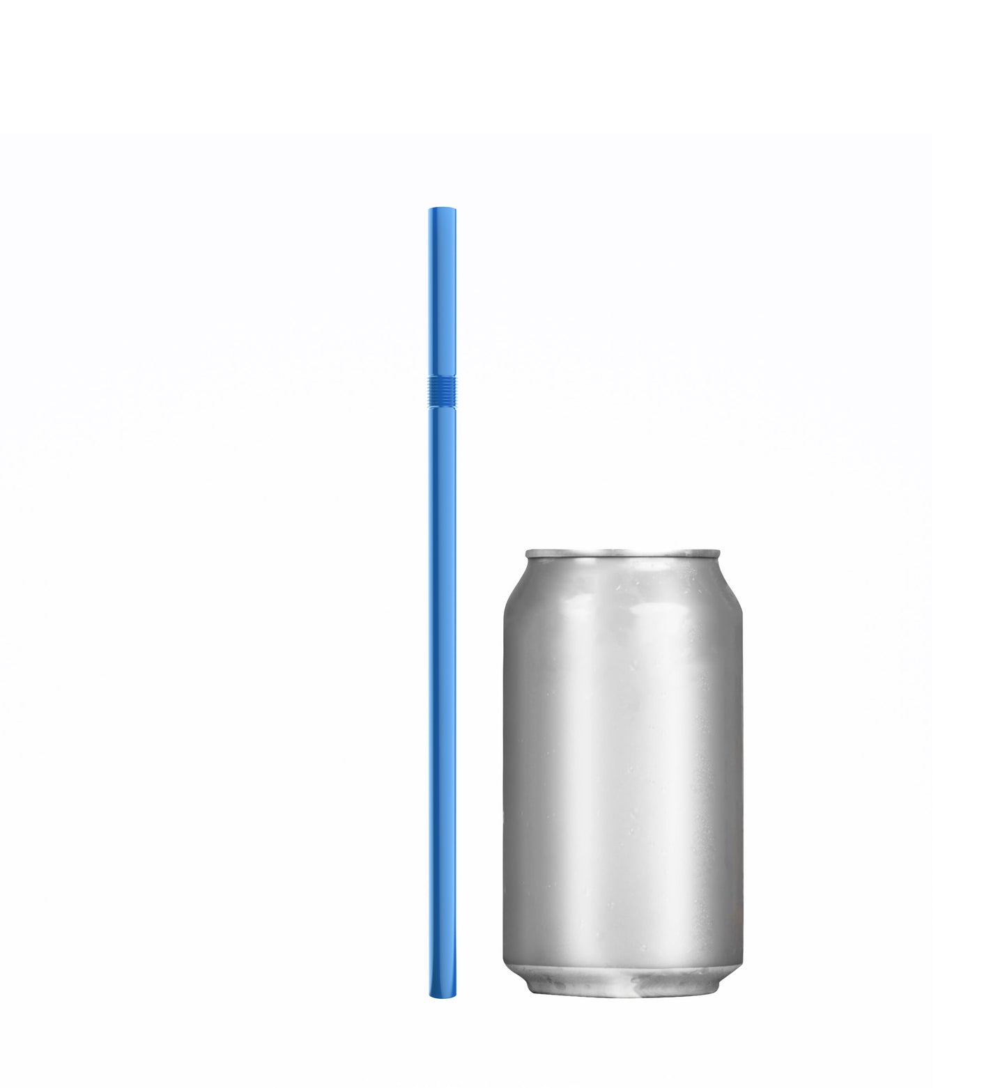 7.75" by 0.23" Solid Color Plastic Flexible Straws (10,000 Straws (40 inner bags of 250))