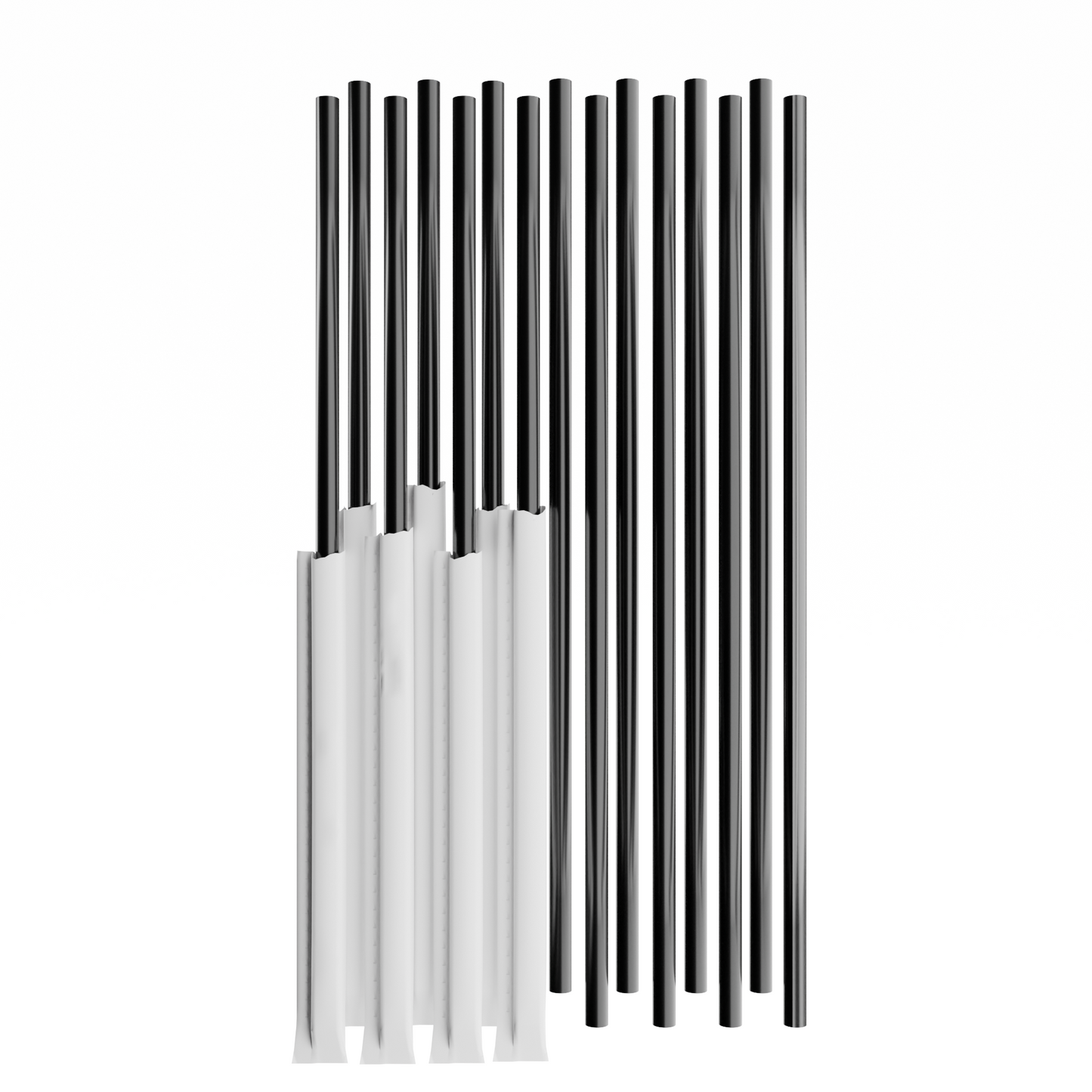 Custom Plastic Drinking Straws Set of 100,000 Straws - Any Size and Color
