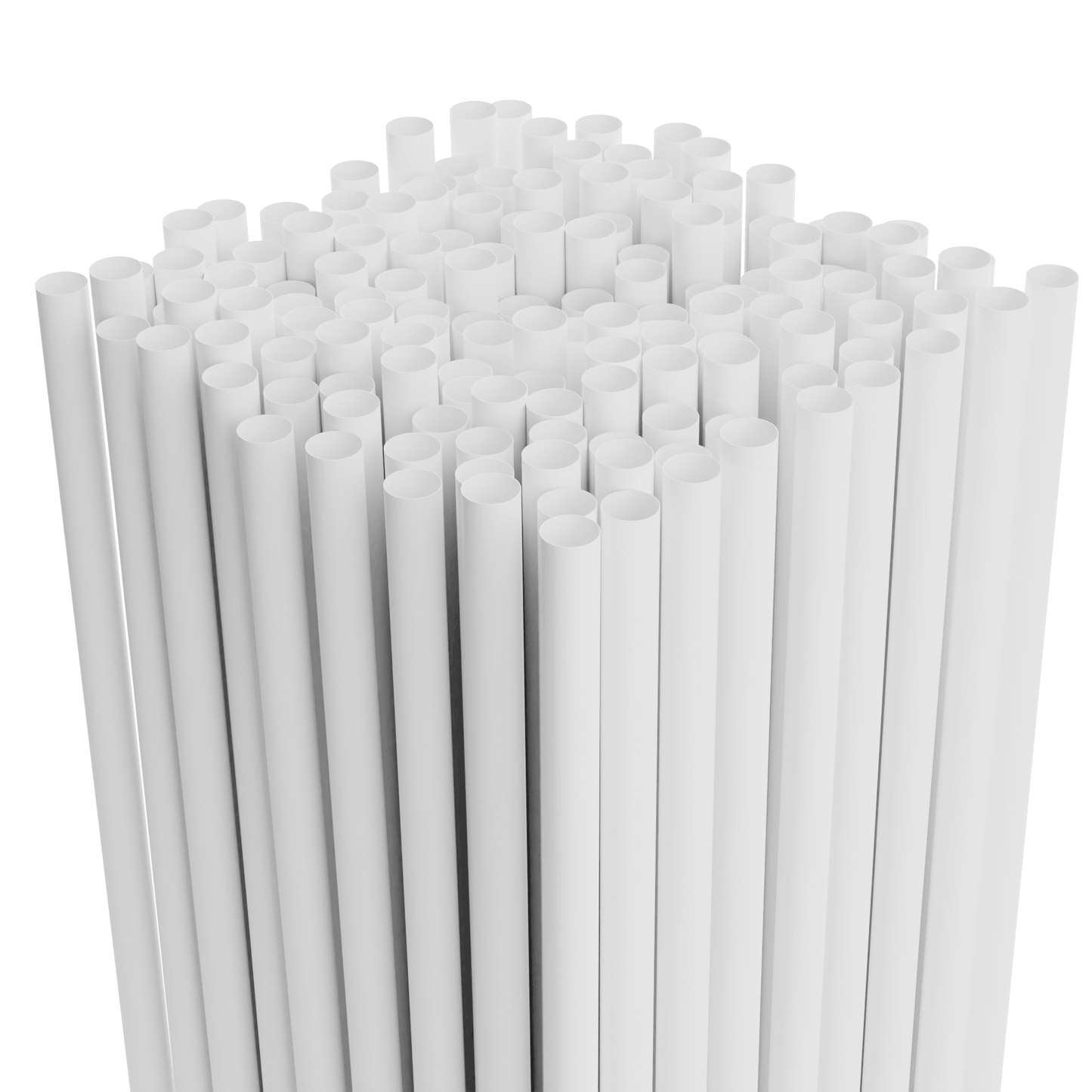 Paper Wrapped Classic Jumbo Straws 7.75 inch hygienic individually wrapped plastic straws