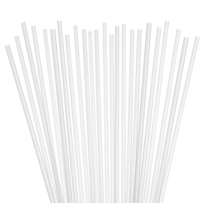 1 Case - 2,000 (4 x 500) Collins Straws - 7.87" x 0.15" - Color: Clear