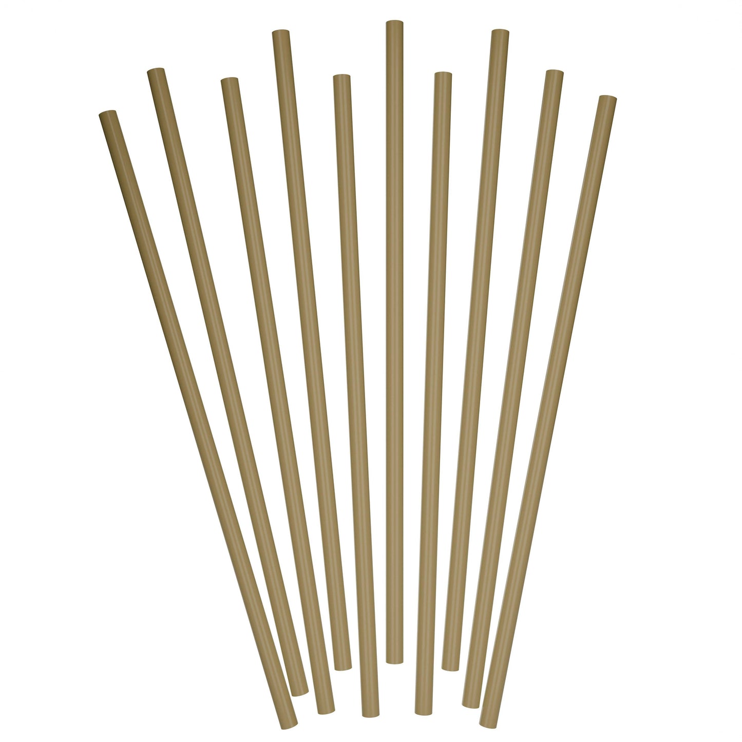 Gold 32 oz tumbler to-go straws 10 inch unwrapped fast food size