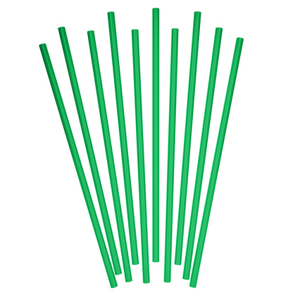 1 Case - 2,000 (8 x 250) 32 oz Tumbler To-Go Straws - 10" x 0.28" - Color: Green