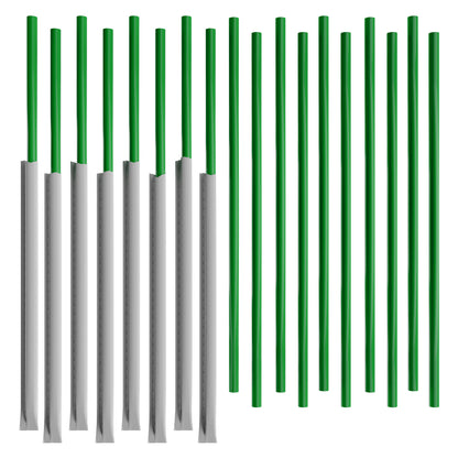 Paper Wrapped Tall Wide Tumbler Straws (10.00" x 0.28") (5,000, 20 bags of 250)
