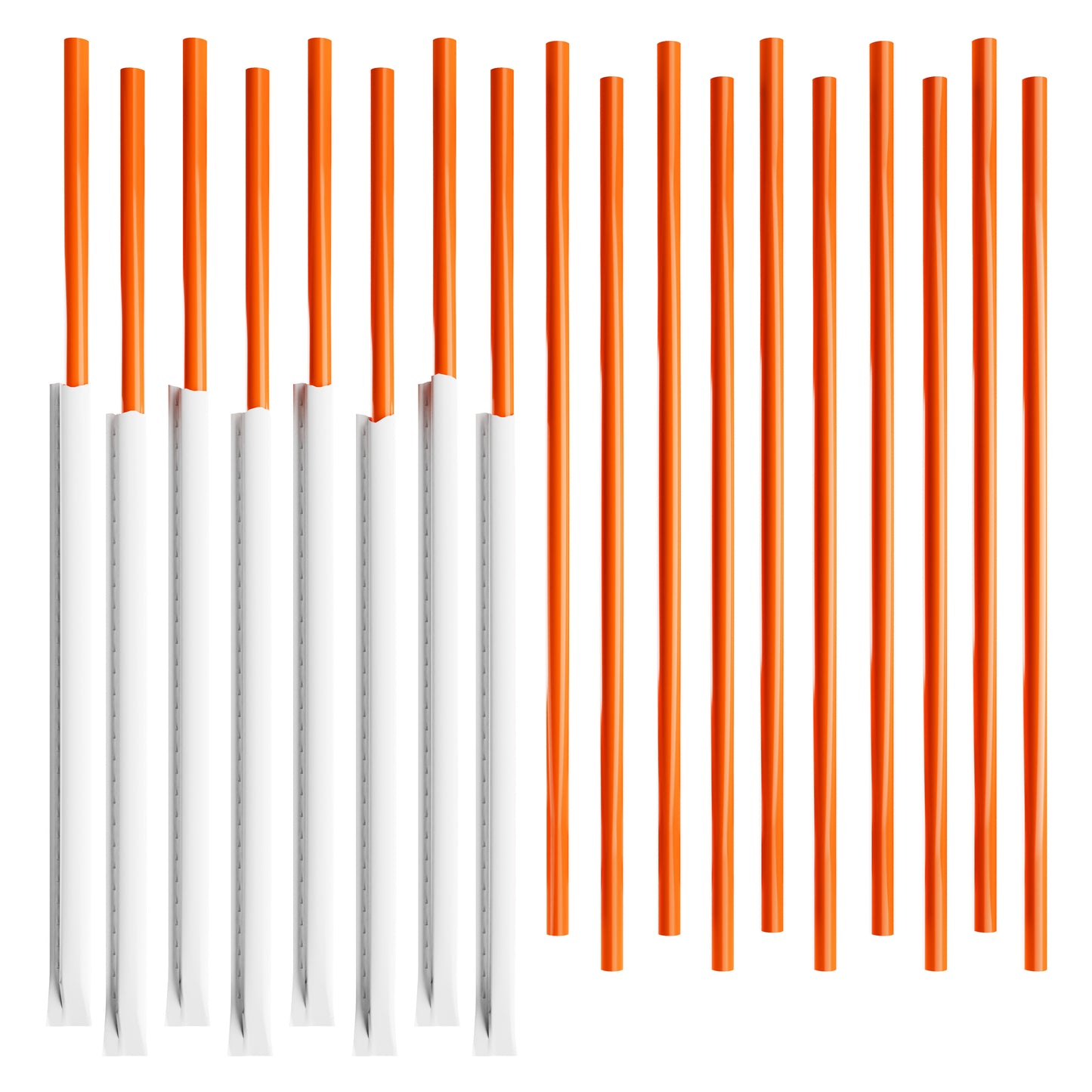 Paper Wrapped Tall Wide Tumbler Straws (10.00" x 0.28") (5,000, 20 bags of 250)