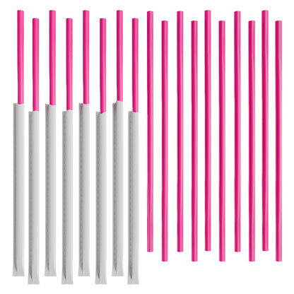 Paper Wrapped Tall Wide Tumbler Straws (10.00" x 0.28") (5,000, 20 bags of 250)