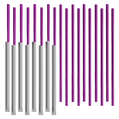 Paper Wrapped Tall Wide Tumbler Straws (10.00" x 0.28") (5,000, 20 bags of 250)