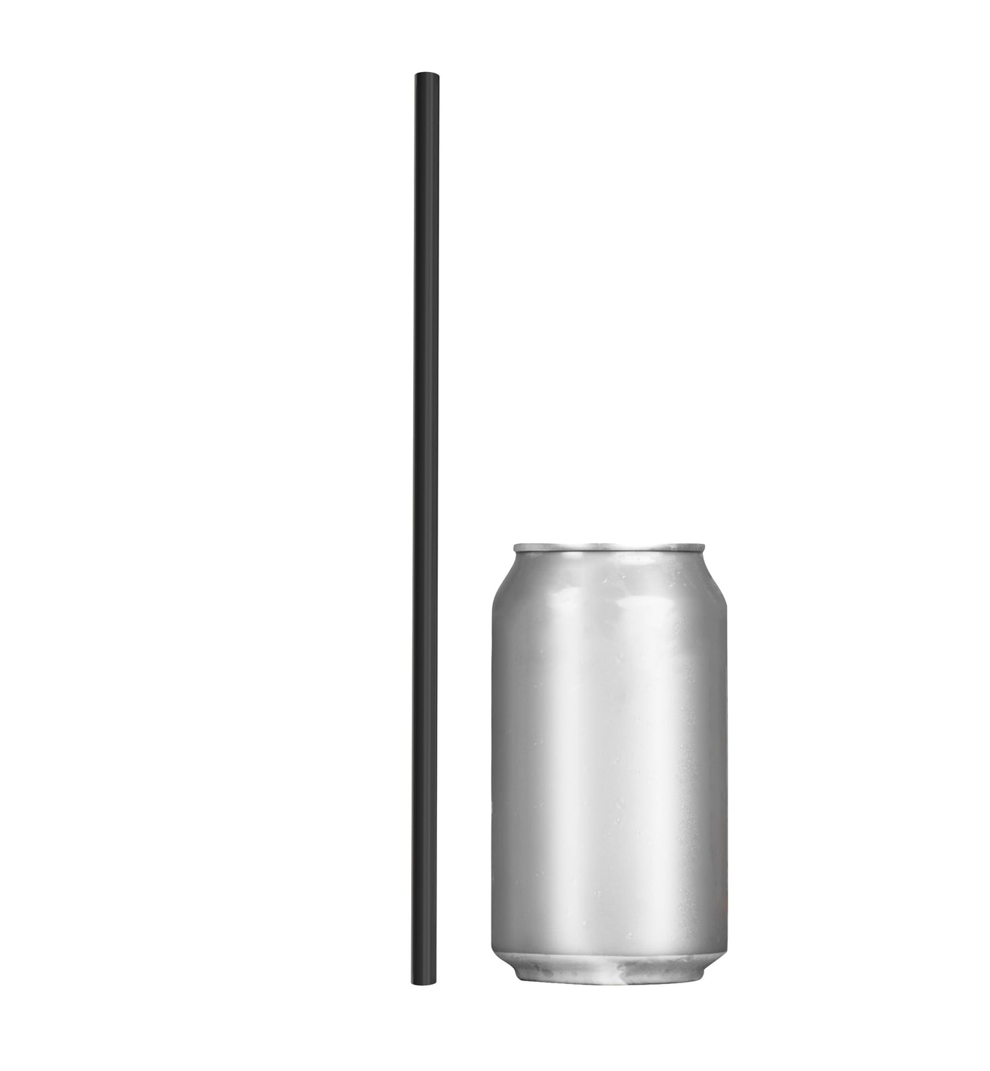 1 Case - 2,000 (8 x 250) 32 oz Tumbler To-Go Straws - 10" x 0.28" - Color: Black