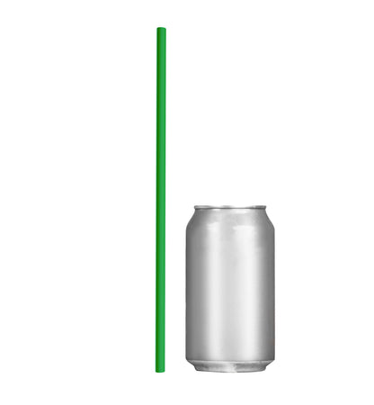 1 Case - 2,000 (8 x 250) 32 oz Tumbler To-Go Straws - 10" x 0.28" - Color: Green