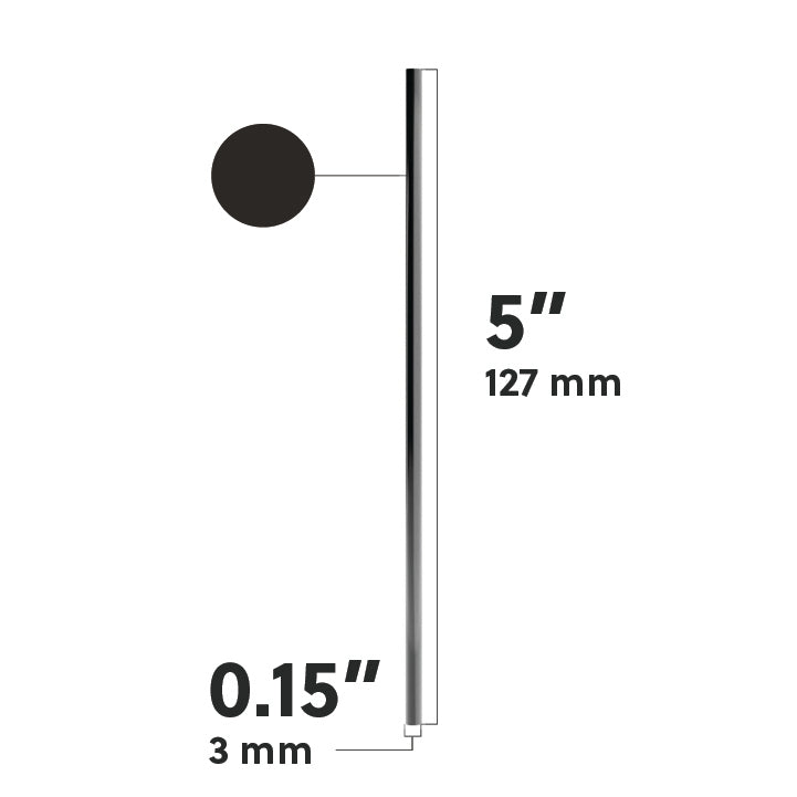 Film wrapped stirrer straws 5 inch by 0.15 inch hygienic beverage stirrers individually sealed