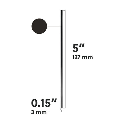 Film wrapped stirrer straws 5 inch by 0.15 inch hygienic beverage stirrers individually sealed