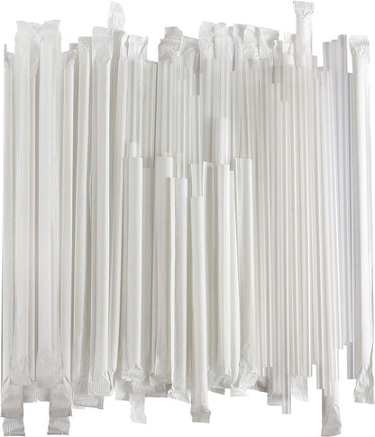 Wrapped Classic Jumbo - 7.75" x 0.21" inner diameter (9,000 Straws, 18 sets of 500)