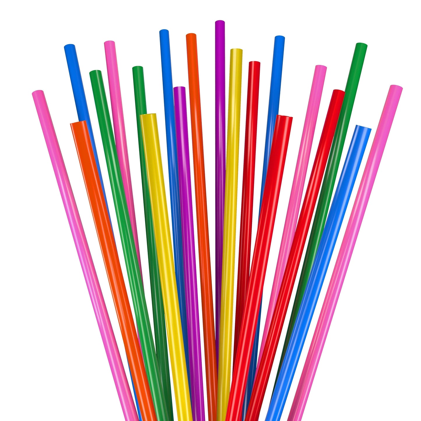 Unwrapped Stirrer Straws Colorful 5-inch film wrapped stirrer straws for beverage mixing and service