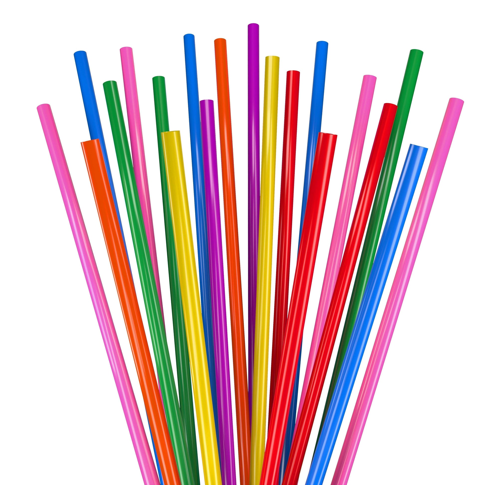Unwrapped Stirrer Straws Colorful 5-inch film wrapped stirrer straws for beverage mixing and service