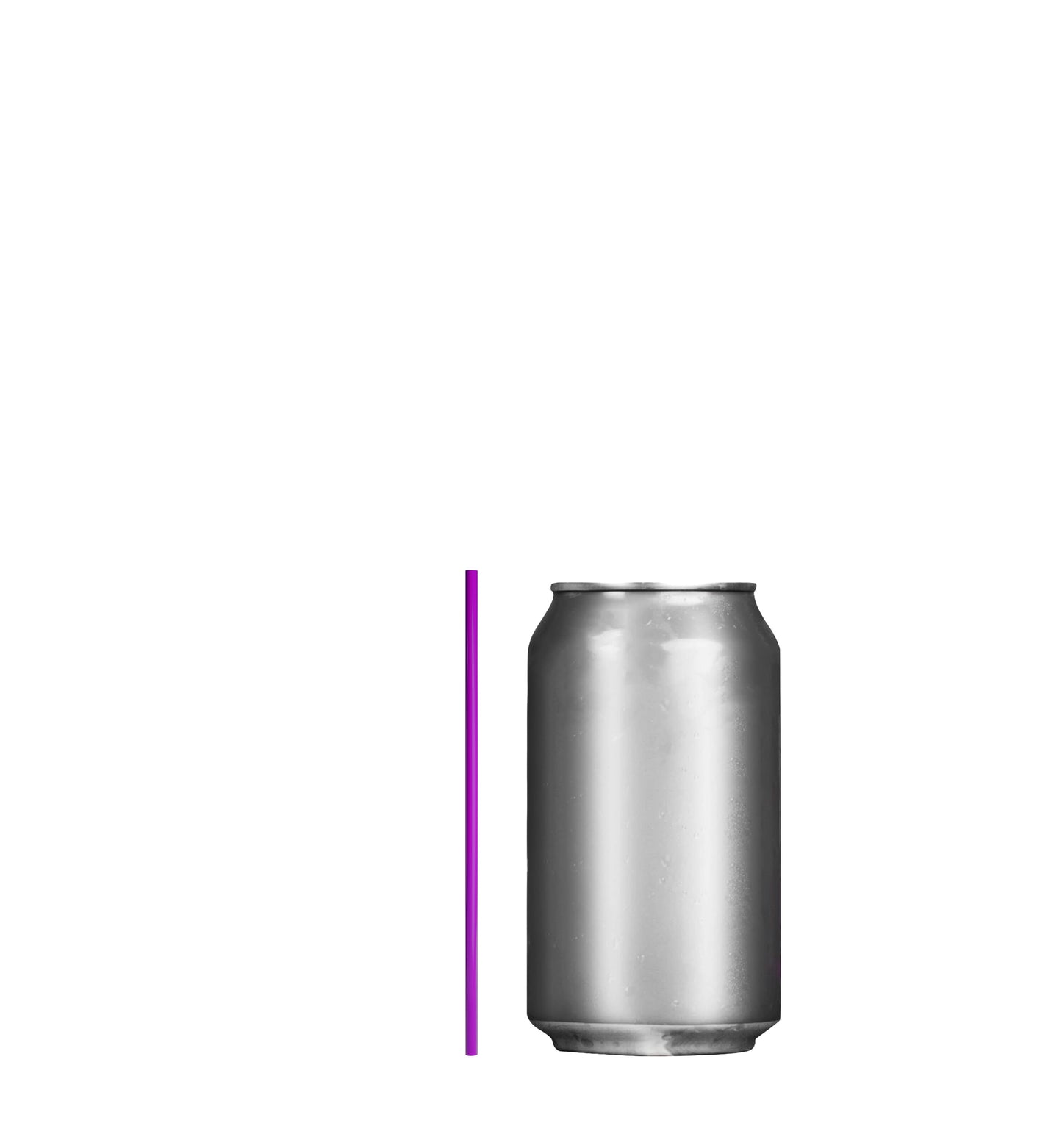 1 Case - 10,000 (10 x 1,000) Stirrer Straws - 5" x 0.15" - Color: Purple