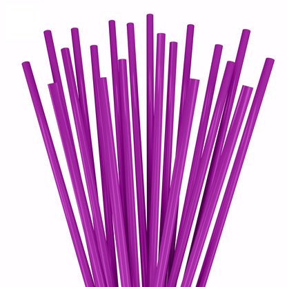 1 Case - 10,000 (10 x 1,000) Stirrer Straws - 5" x 0.15" - Color: Purple